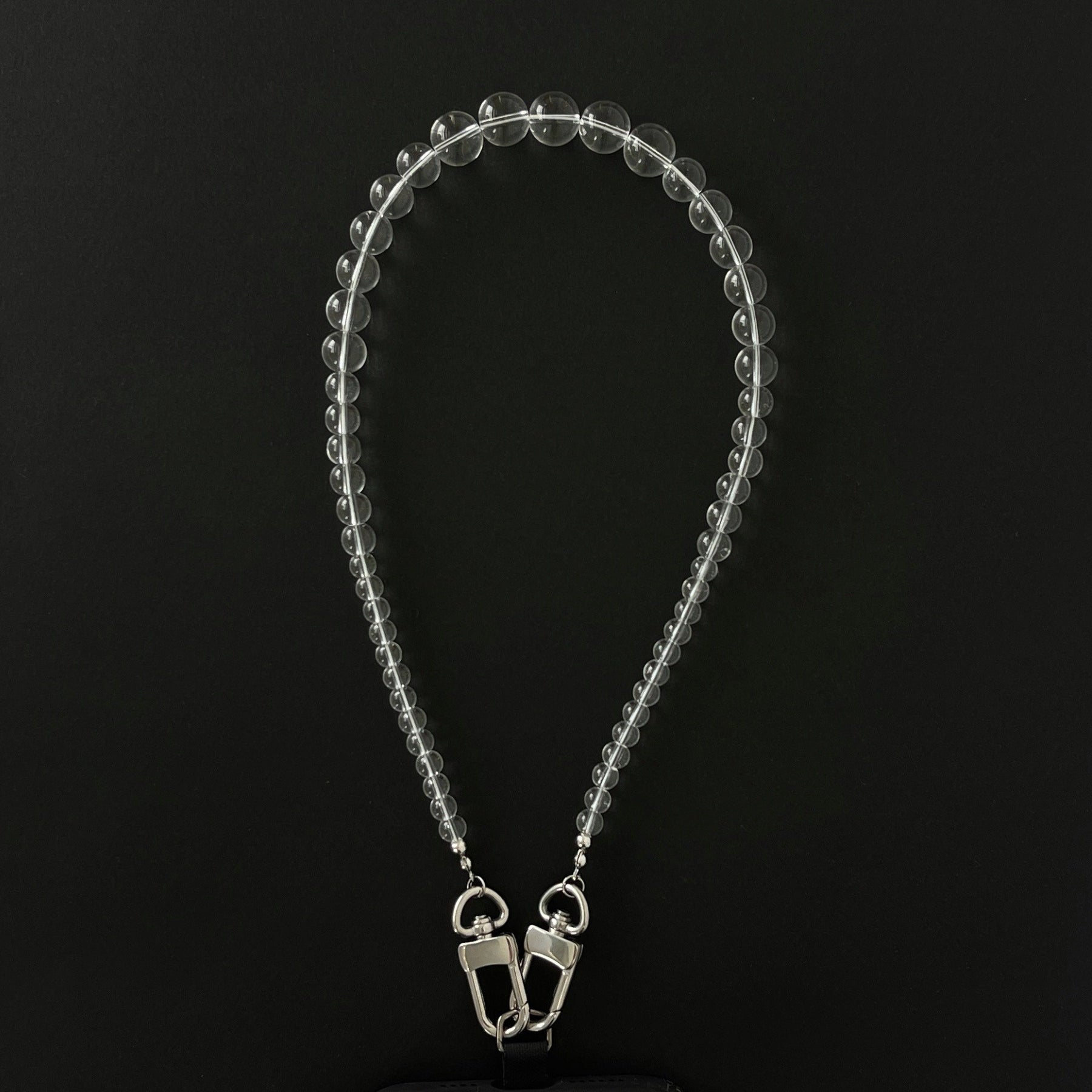 Clear Glass Beaded Phone Wristlet - Functional Jewellery | The UNDONE