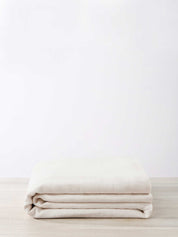 CULTIVER | Heavyweight Linen Bedcover in Ivory | The UNDONE