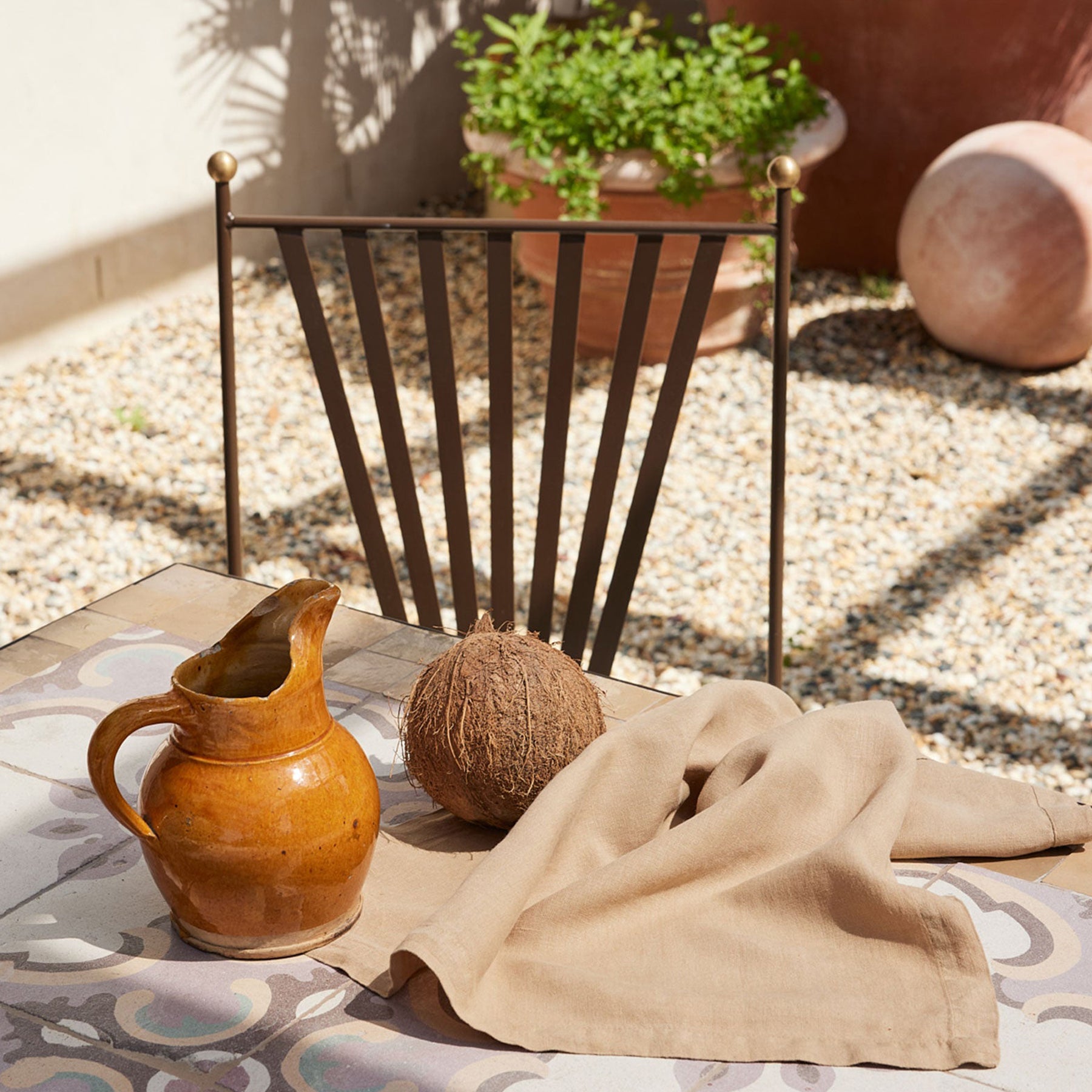 Cultiver | Linen Table Napkins in Sand | The UNDONE