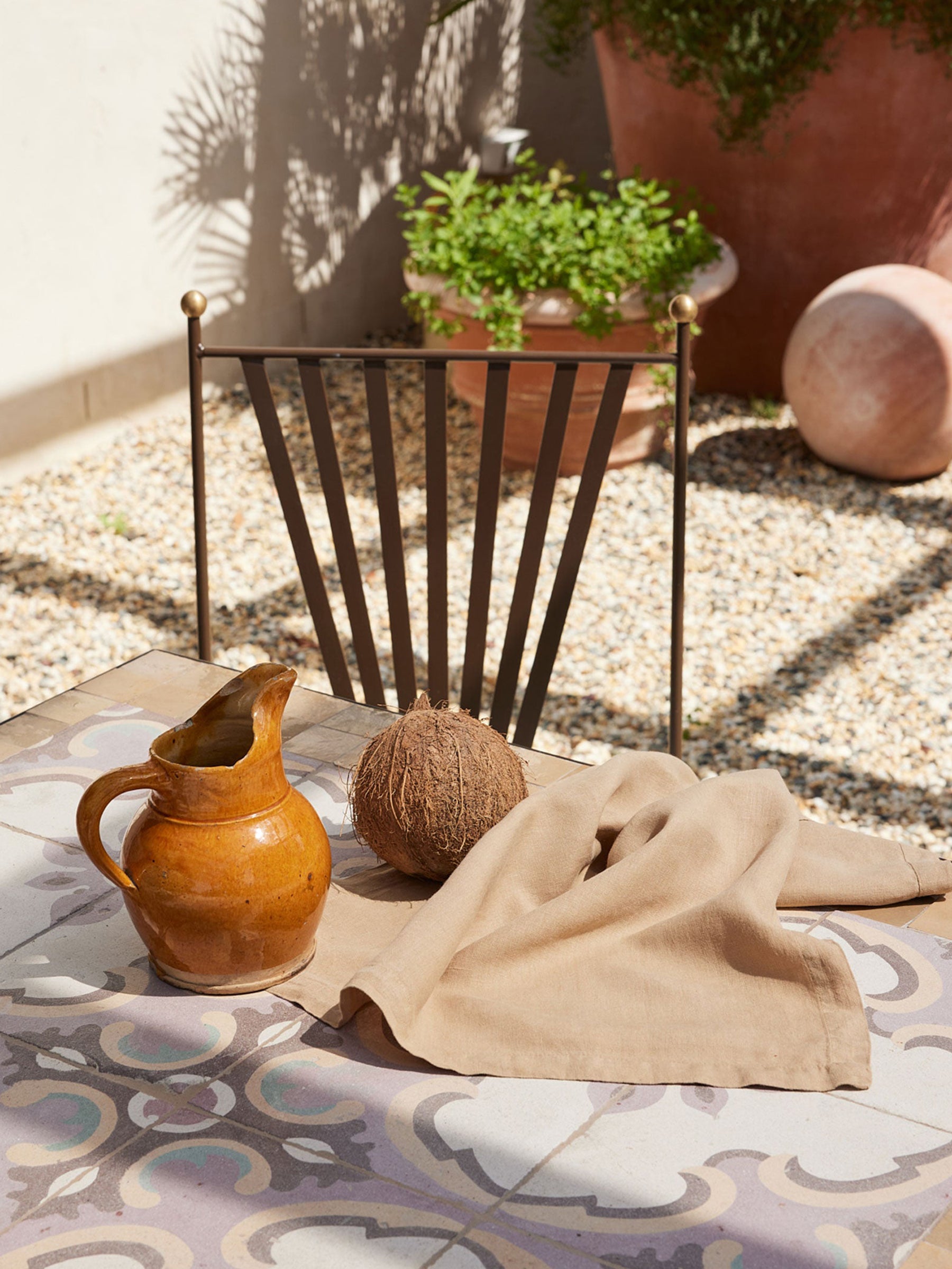 Cultiver | Linen Table Napkins in Sand | The UNDONE