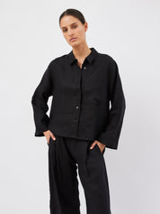 Deiji Studios | The Drawcord Set in Deep Black | The UNDONE