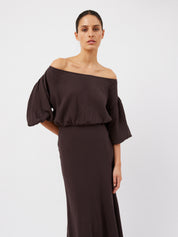 Dominique Healy | Louie Dress in Espresso | The UNDONE