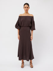 Dominique Healy | Louie Dress in Espresso | The UNDONE