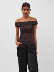 Dominique Healy | Vera Top in Espresso | The UNDONE