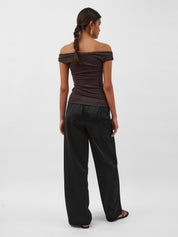 Dominique Healy | Vera Top in Espresso | The UNDONE