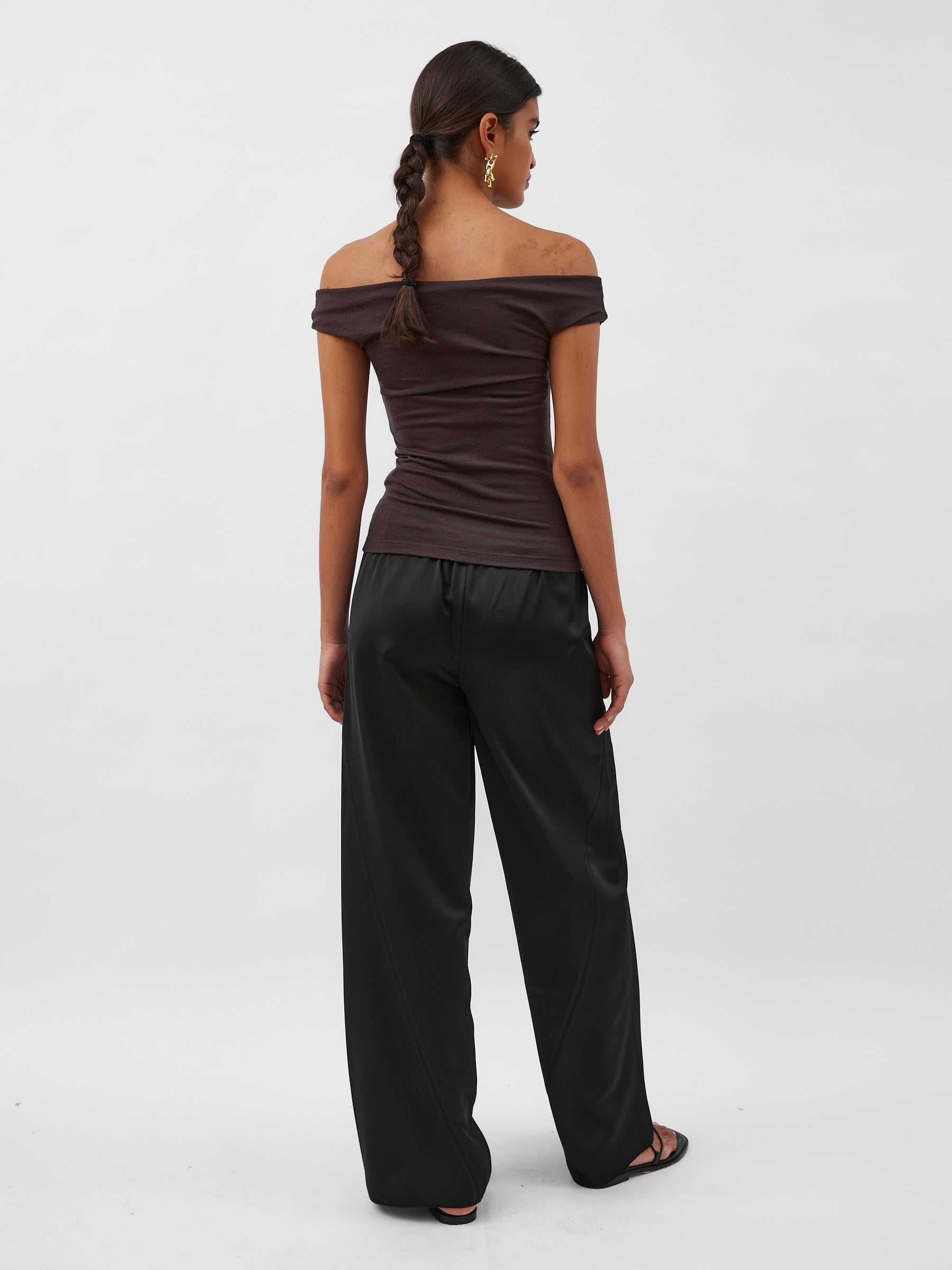 Dominique Healy | Vera Top in Espresso | The UNDONE