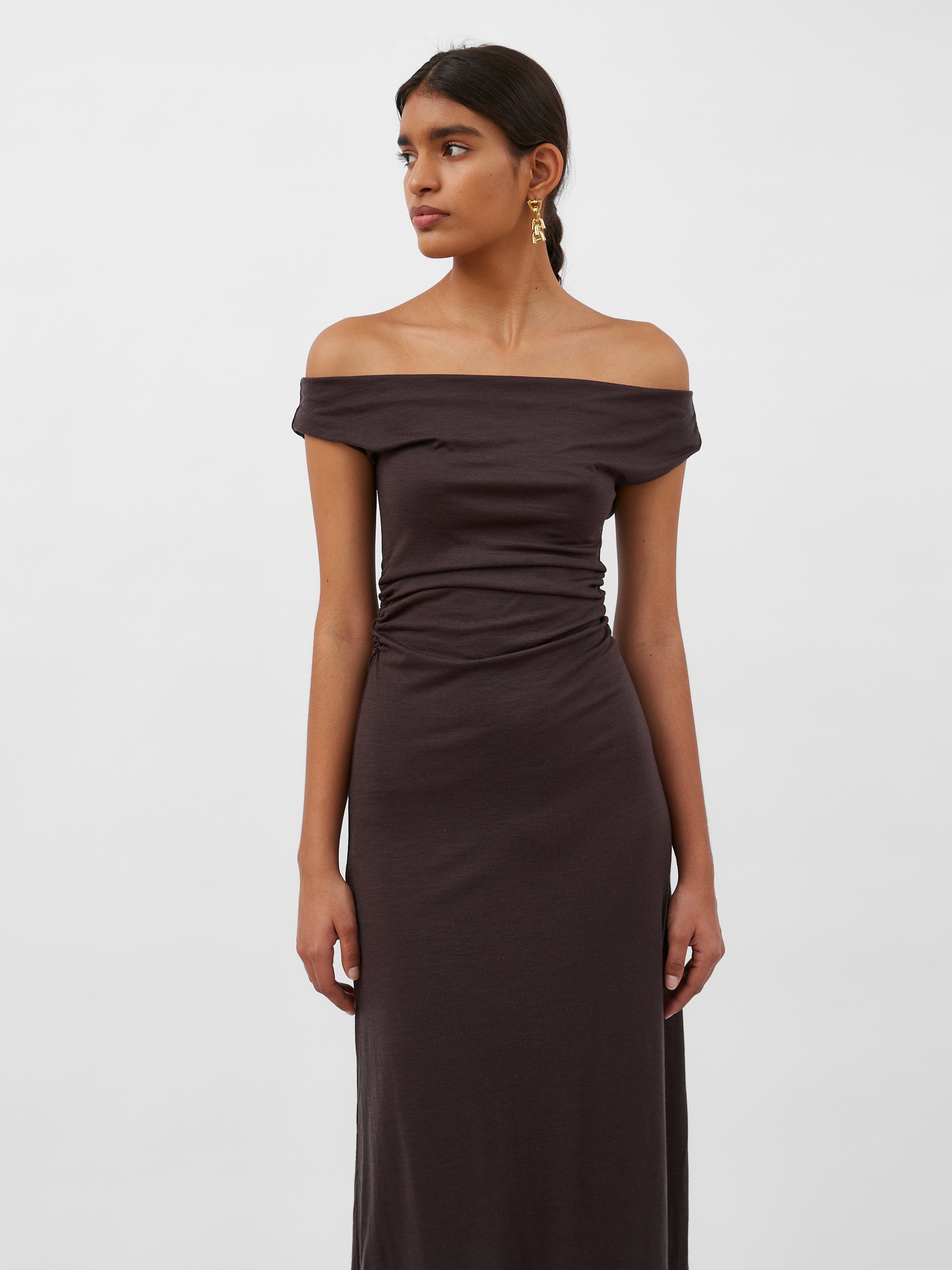 Dominique Healy | Vera Dress in Espresso | The UNDONE