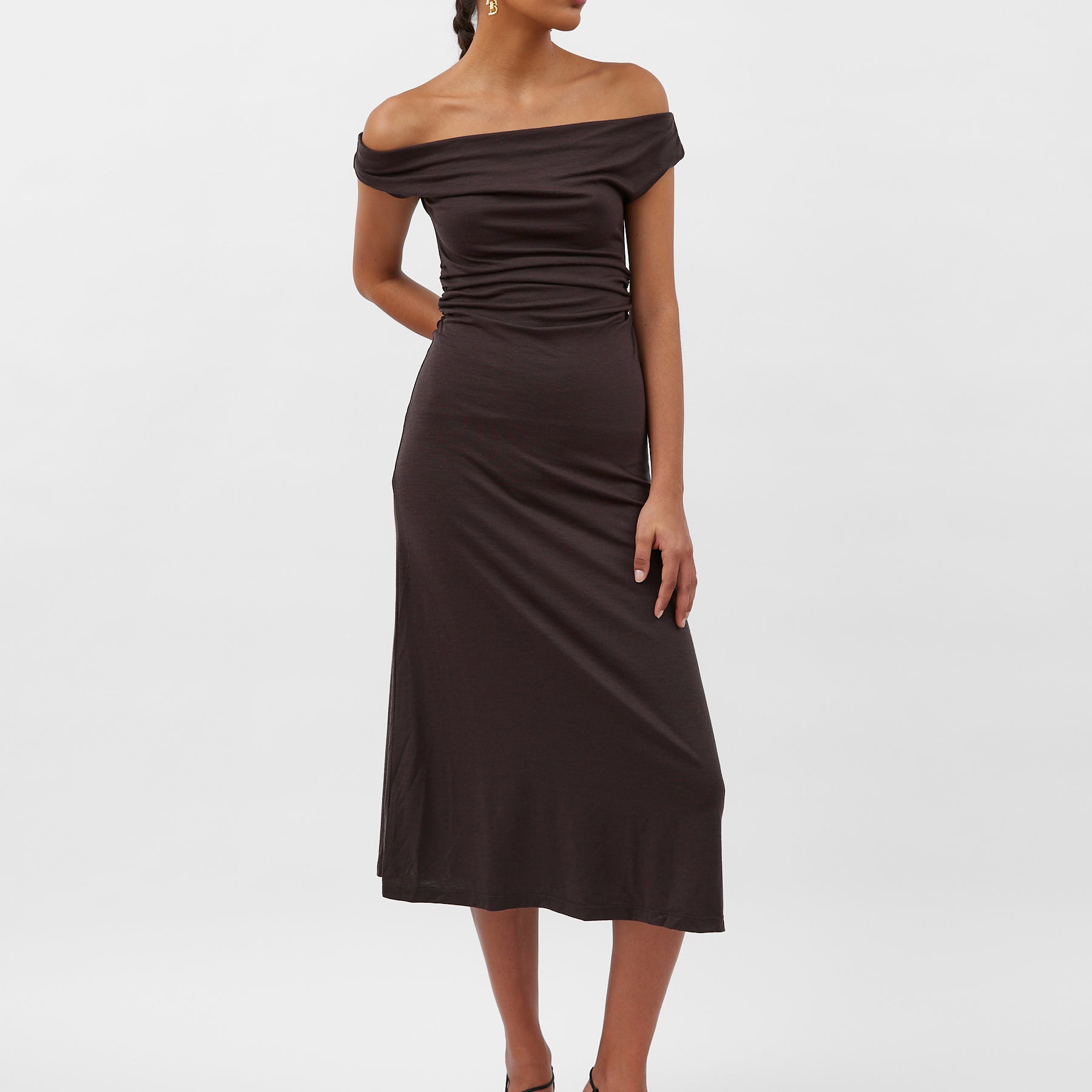 Dominique Healy | Vera Dress in Espresso | The UNDONE