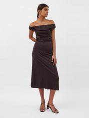 Dominique Healy | Vera Dress in Espresso | The UNDONE