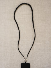 Dree Black Agate Crossbody Phone Strap | The UNDONE