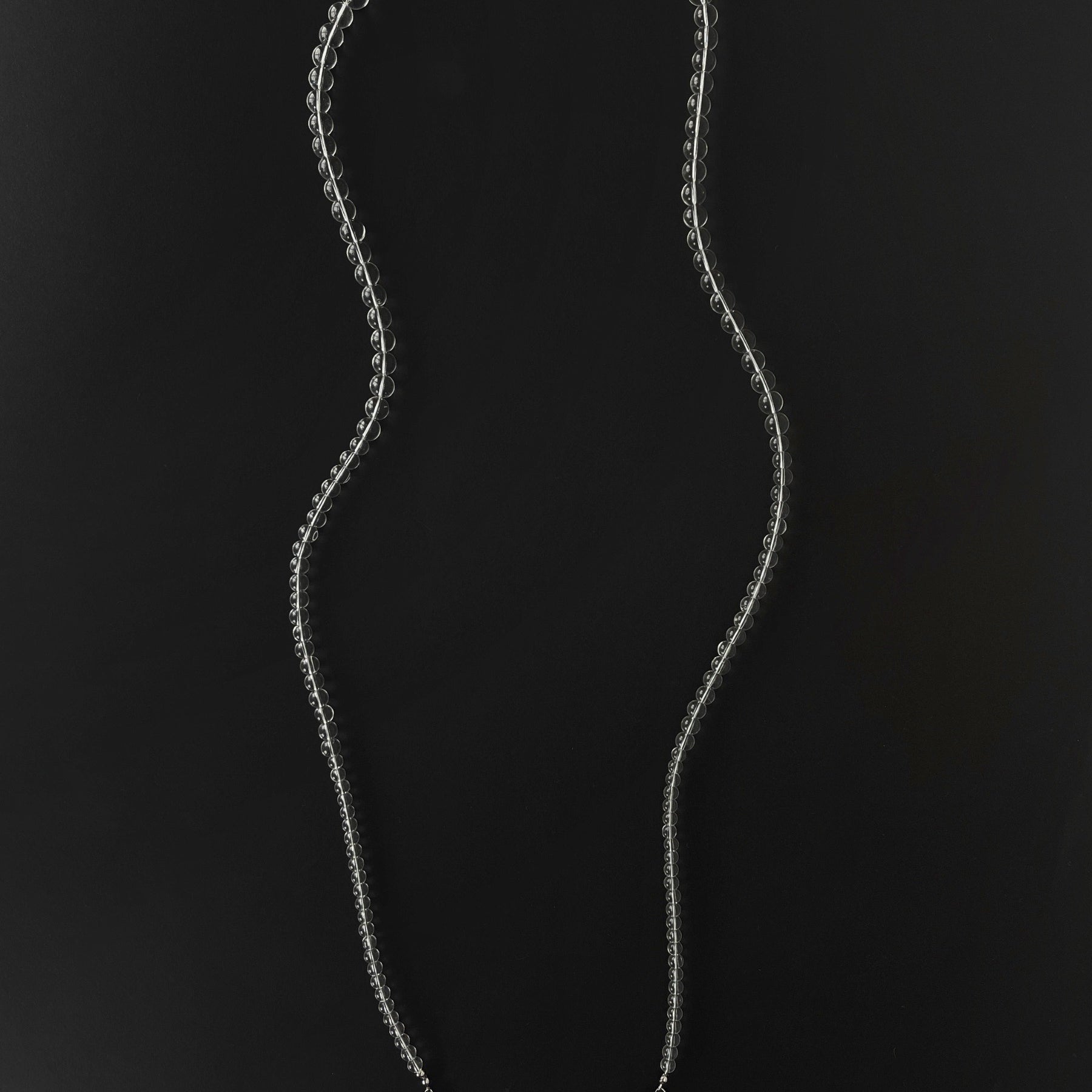 Dree Clear Glass Crossbody Phone Strap - Functional Jewellery | The UNDONE
