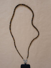 Dree Tiger's Eye Beaded Phone Strap - Functional Jewellery | The UNDONE