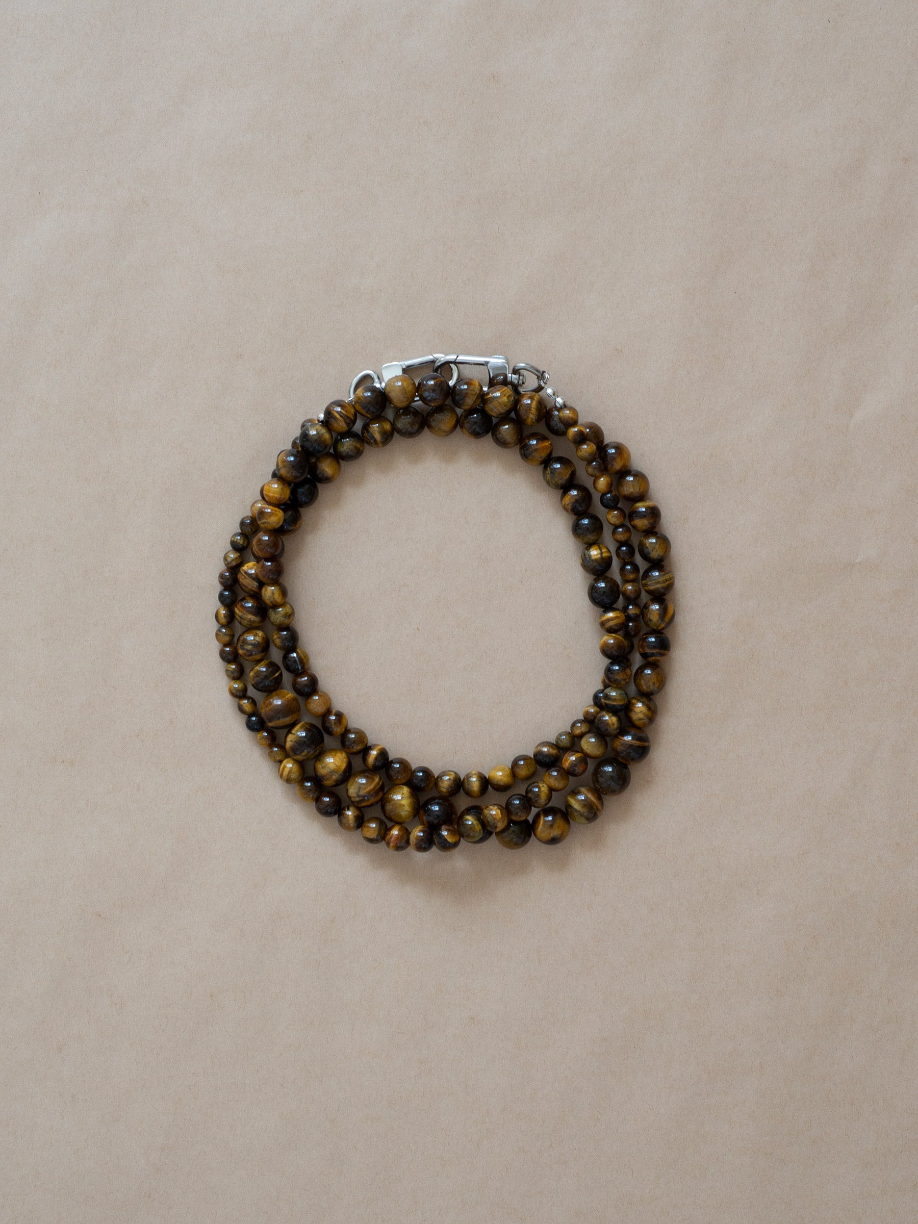 Dree Tiger's Eye Beaded Phone Strap - Functional Jewellery | The UNDONE