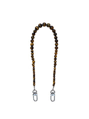 Dree Brown Tiger's Eye Beaded Phone Wristlet - Functional Jewellery | The UNDONE