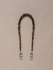 Dree Brown Tiger's Eye Beaded Phone Wristlet - Functional Jewellery | The UNDONE