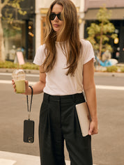 Dree Black Beaded Phone Wristlet - Functional Jewellery | The UNDONE