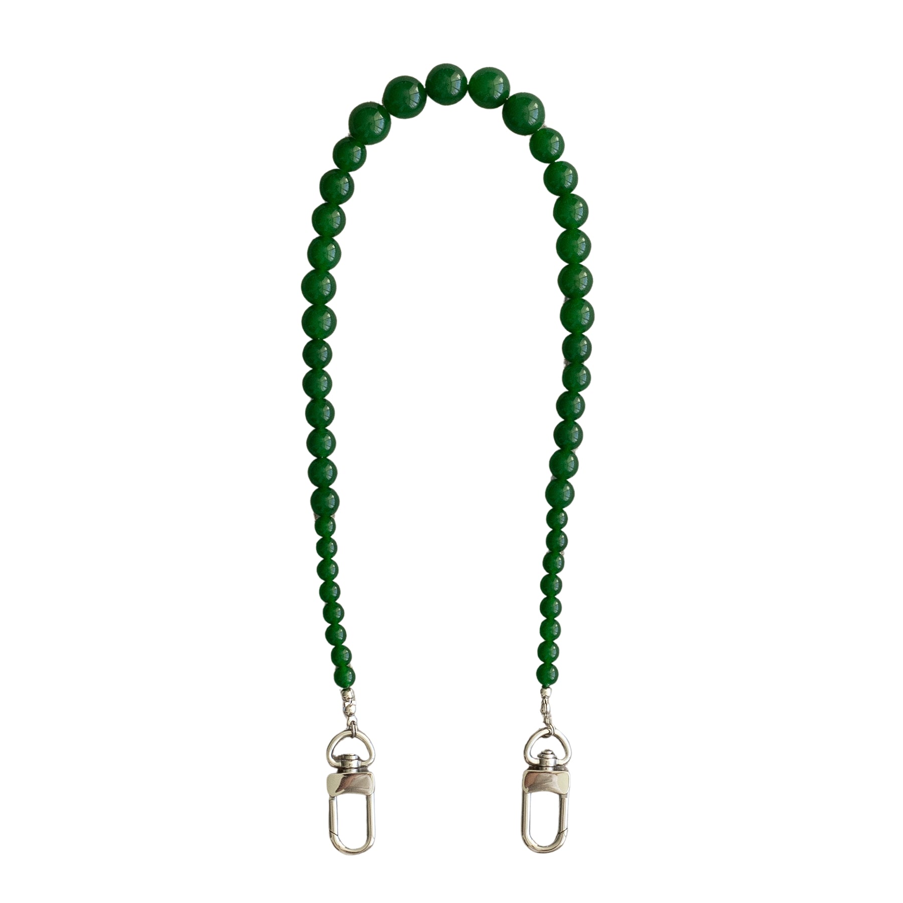 Green Jade Beaded Phone Wristlet - Functional Jewellery | The UNDONE