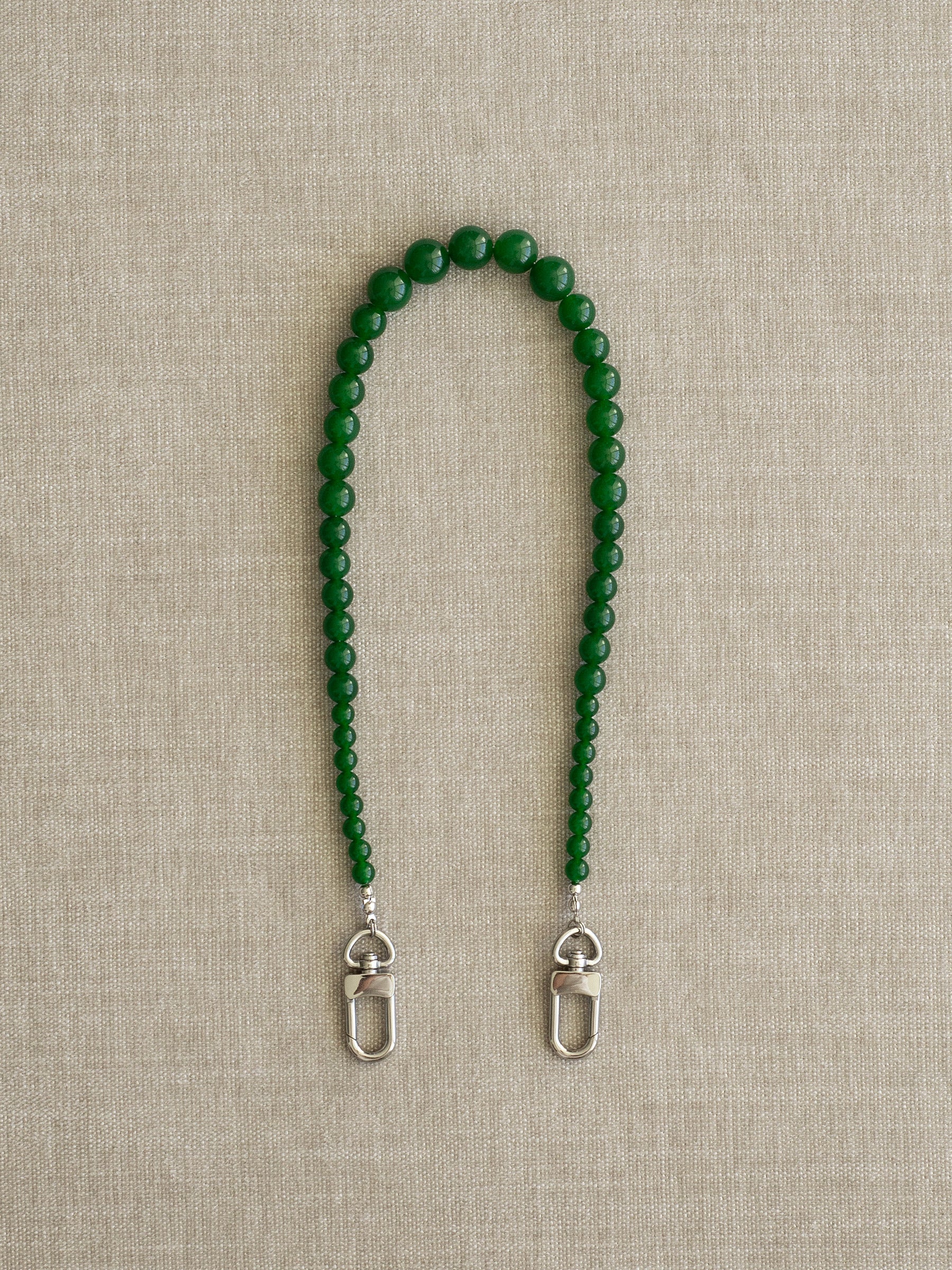 Green Jade Beaded Phone Wristlet - Functional Jewellery | The UNDONE