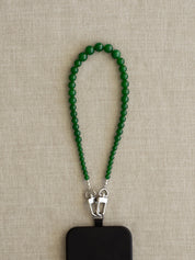 Green Jade Beaded Phone Wristlet - Functional Jewellery | The UNDONE