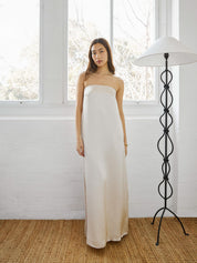 Esse Studios | Opia Column Dress in Cream | The UNDONE