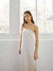 Esse Studios | Opia Column Dress in Cream | The UNDONE