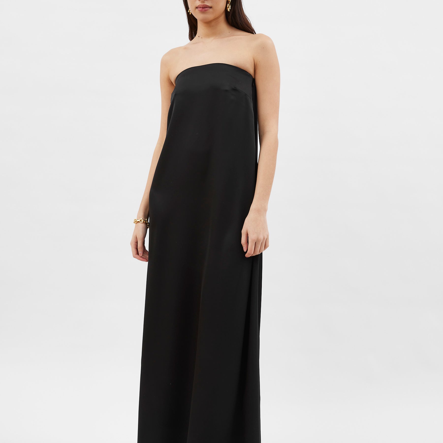 Esse Studios | Column Dress in Black | The UNDONE