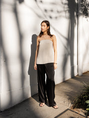Esse Studios | Gathered Pants in Black | The UNDONE