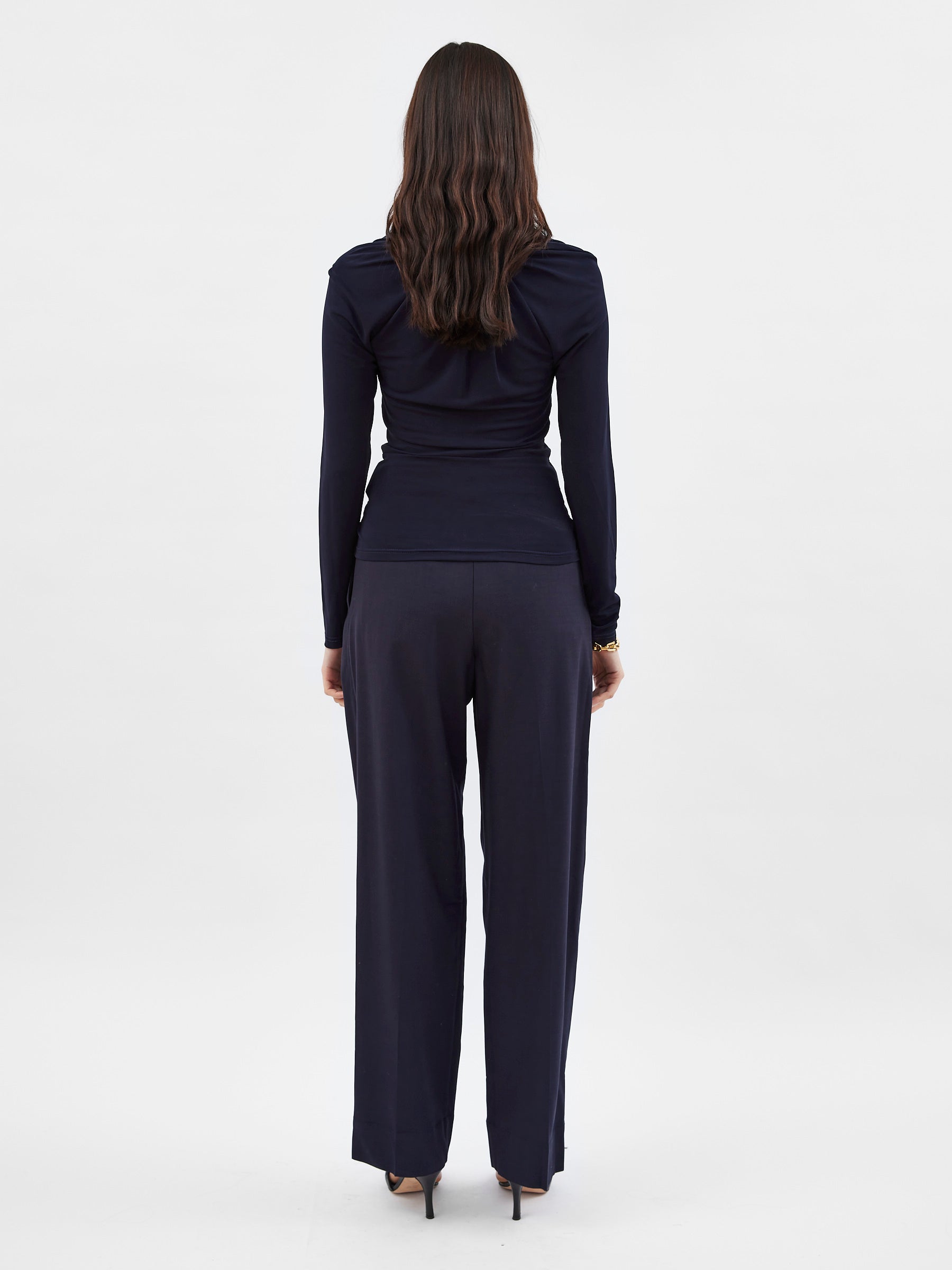 Esse Studios | Odessa Square Top in French Navy | The UNDONE