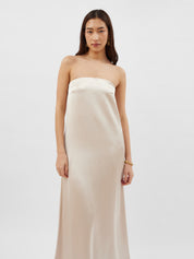 Esse Studios | Opia Column Dress in Cream | The UNDONE