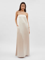 Esse Studios | Opia Column Dress in Cream | The UNDONE