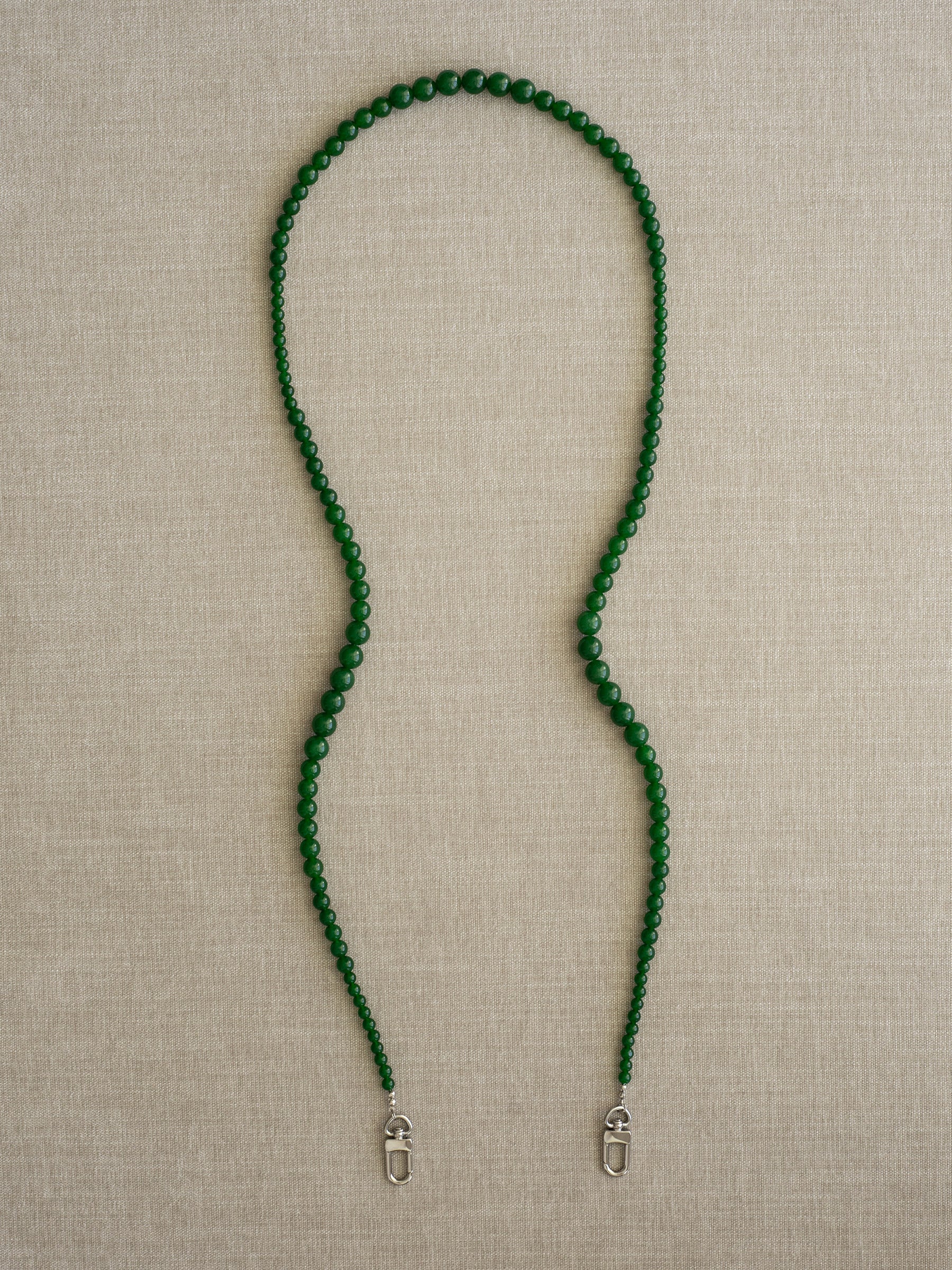 Etti Green Jade Beaded Phone Chain - Functional Jewellery | The UNDONE