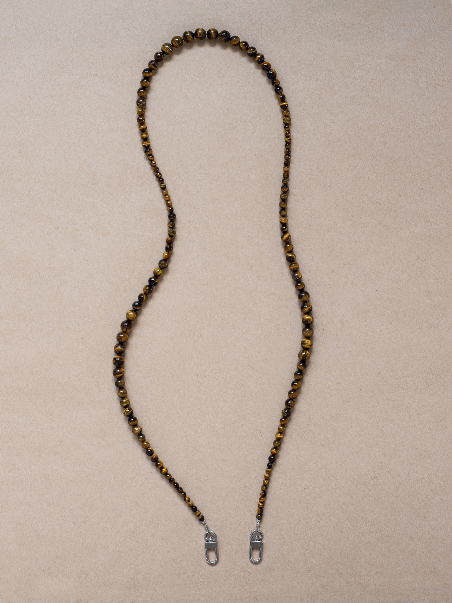 Etti Brown Tiger's Eye phone chain