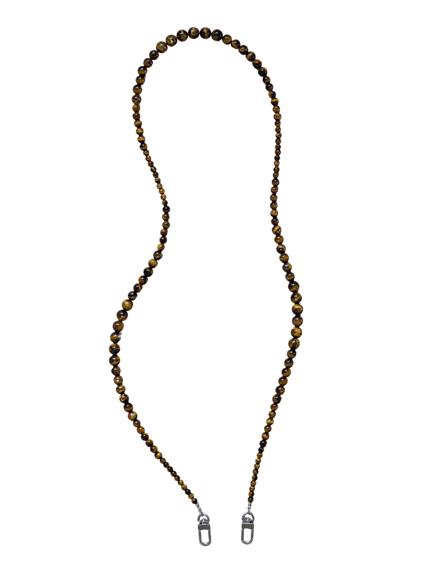 Etti Tiger's Eye Beaded Phone Strap - Functional Jewellery | The UNDONE