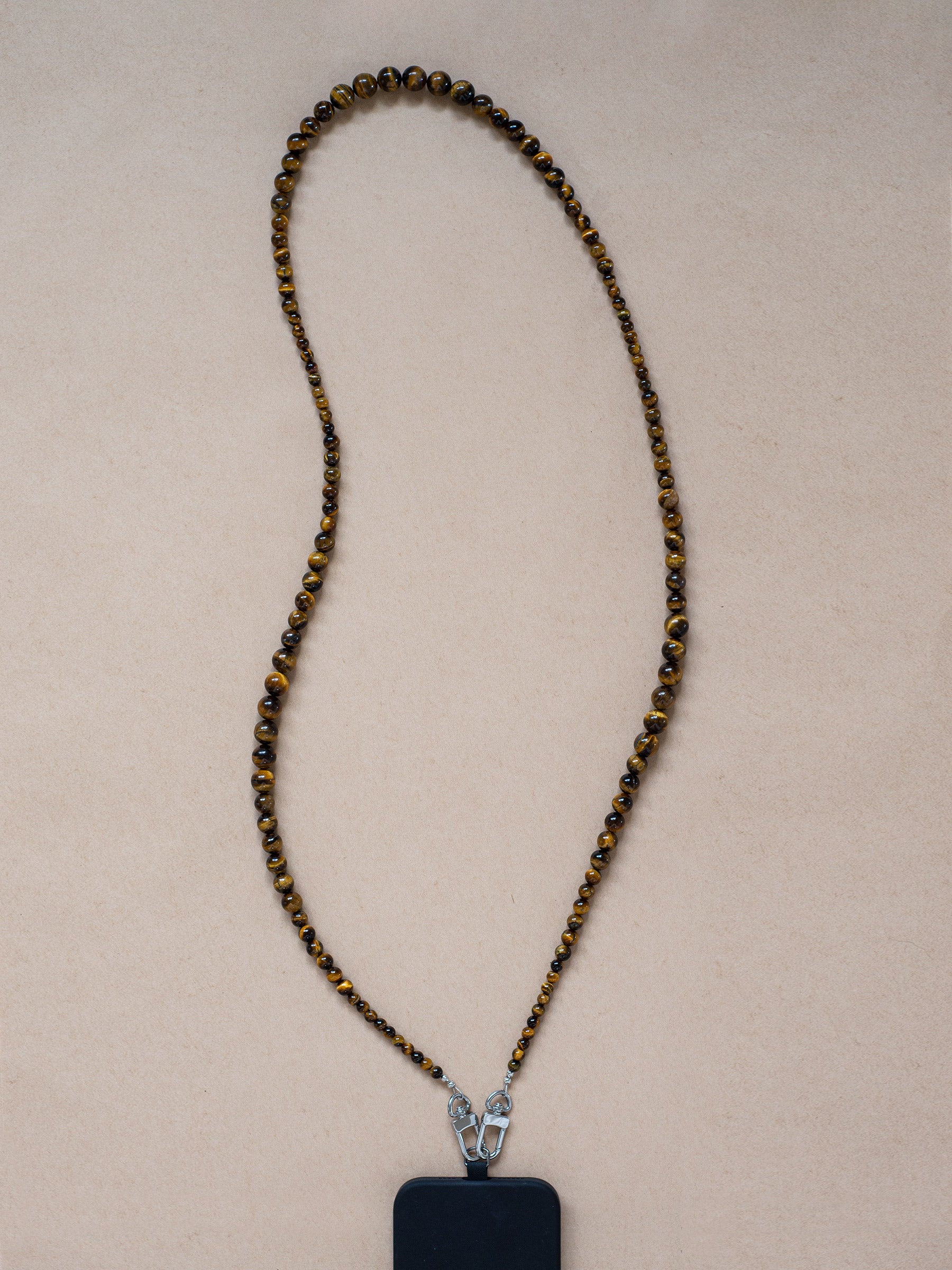 Etti Brown Tiger's Eye phone chain