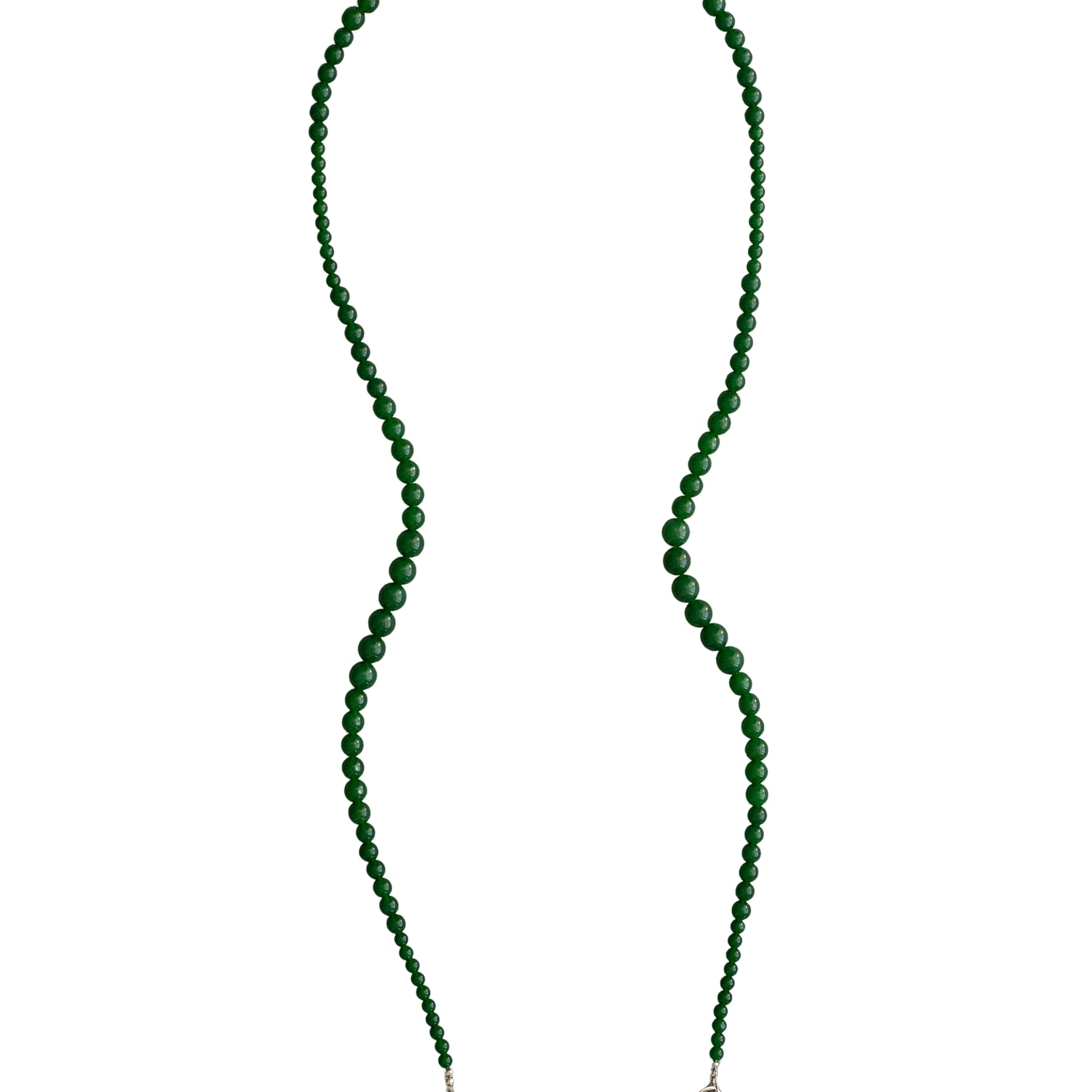 Etti Green Jade Beaded Phone Chain - Functional Jewellery | The UNDONE