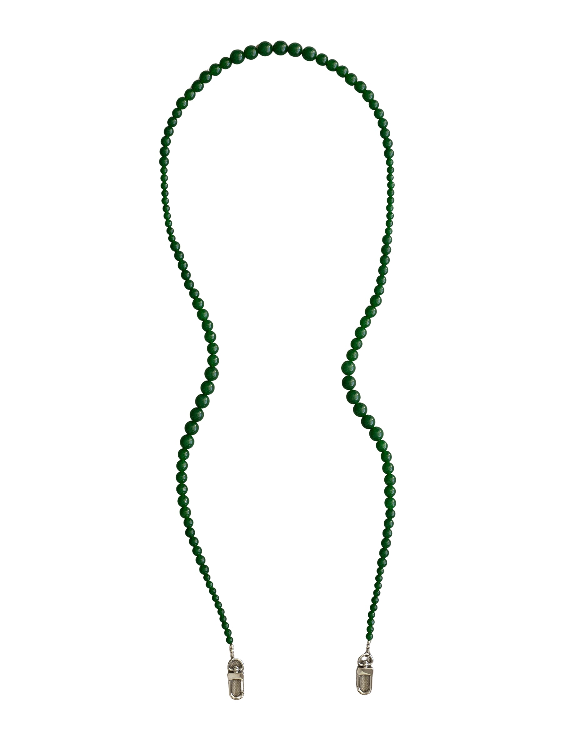 Etti Green Jade Beaded Phone Chain - Functional Jewellery | The UNDONE