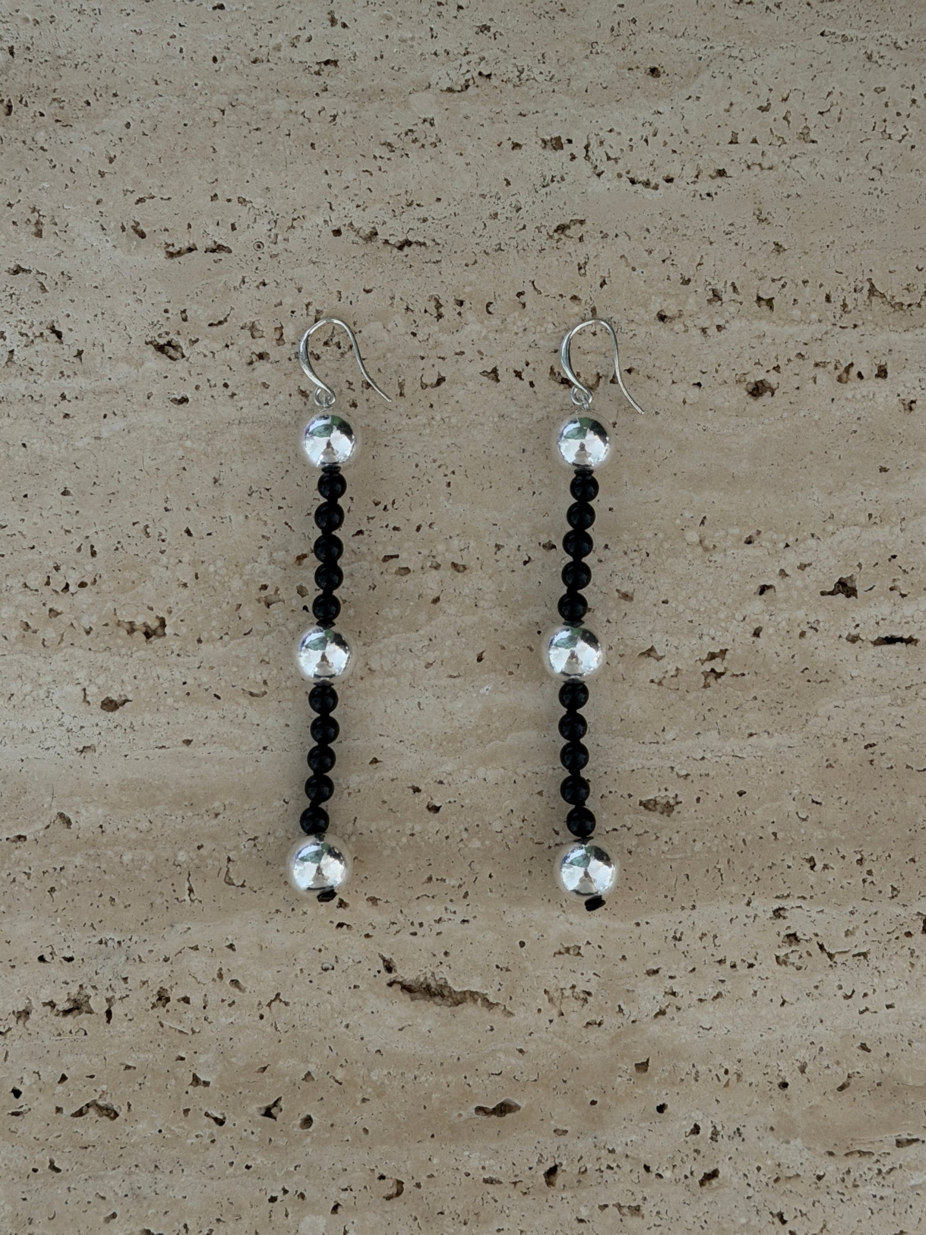 Harley Earrings - Black Onyx | The UNDONE