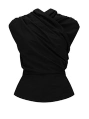 Harris Tapper | Chamberlain Top in Black | The UNDONE