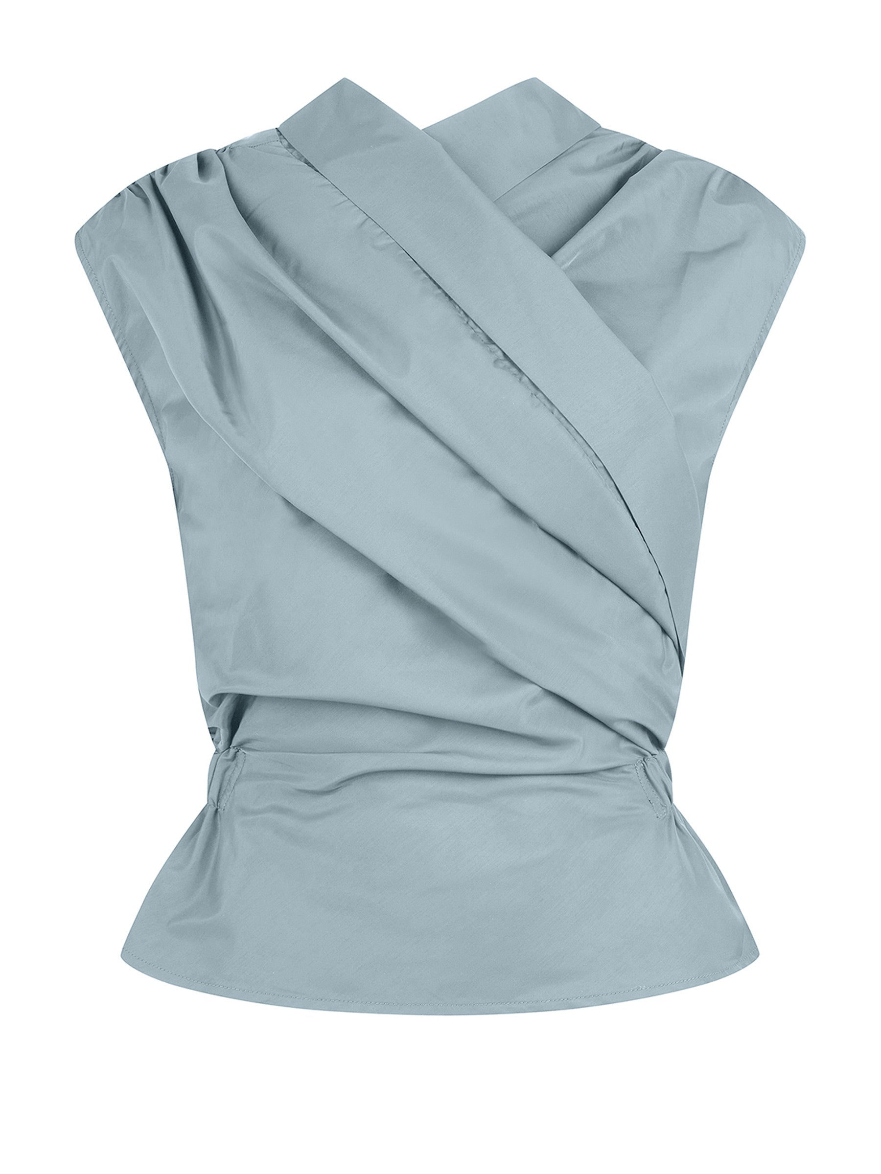 Harris Tapper | Chamberlain Top in Blue Dove | The UNDONE