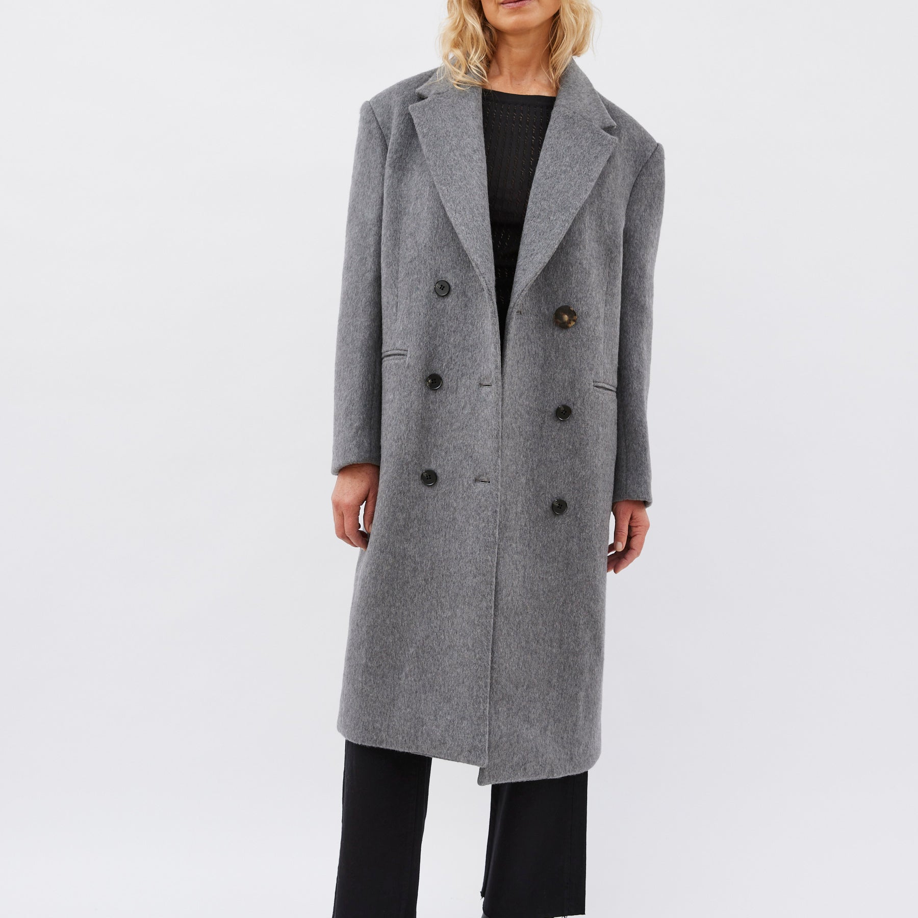 Harris Tapper | Egon Coat in Graphite | The UNDONE