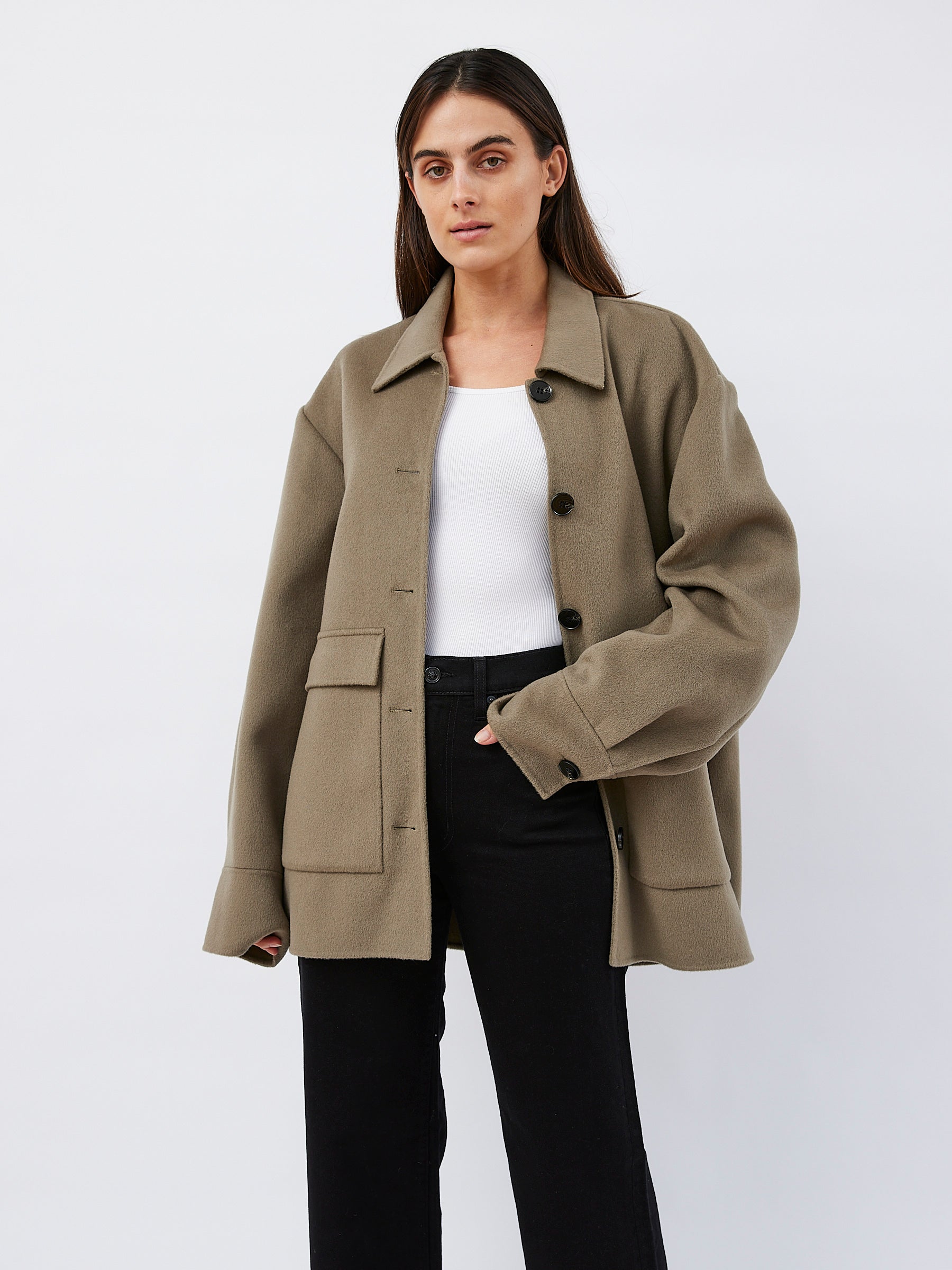 Harris Tapper | Everett Jacket in Mist Green | The UNDONE