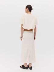 Harris Tapper | Lindsay Top in Ivory | The UNDONE