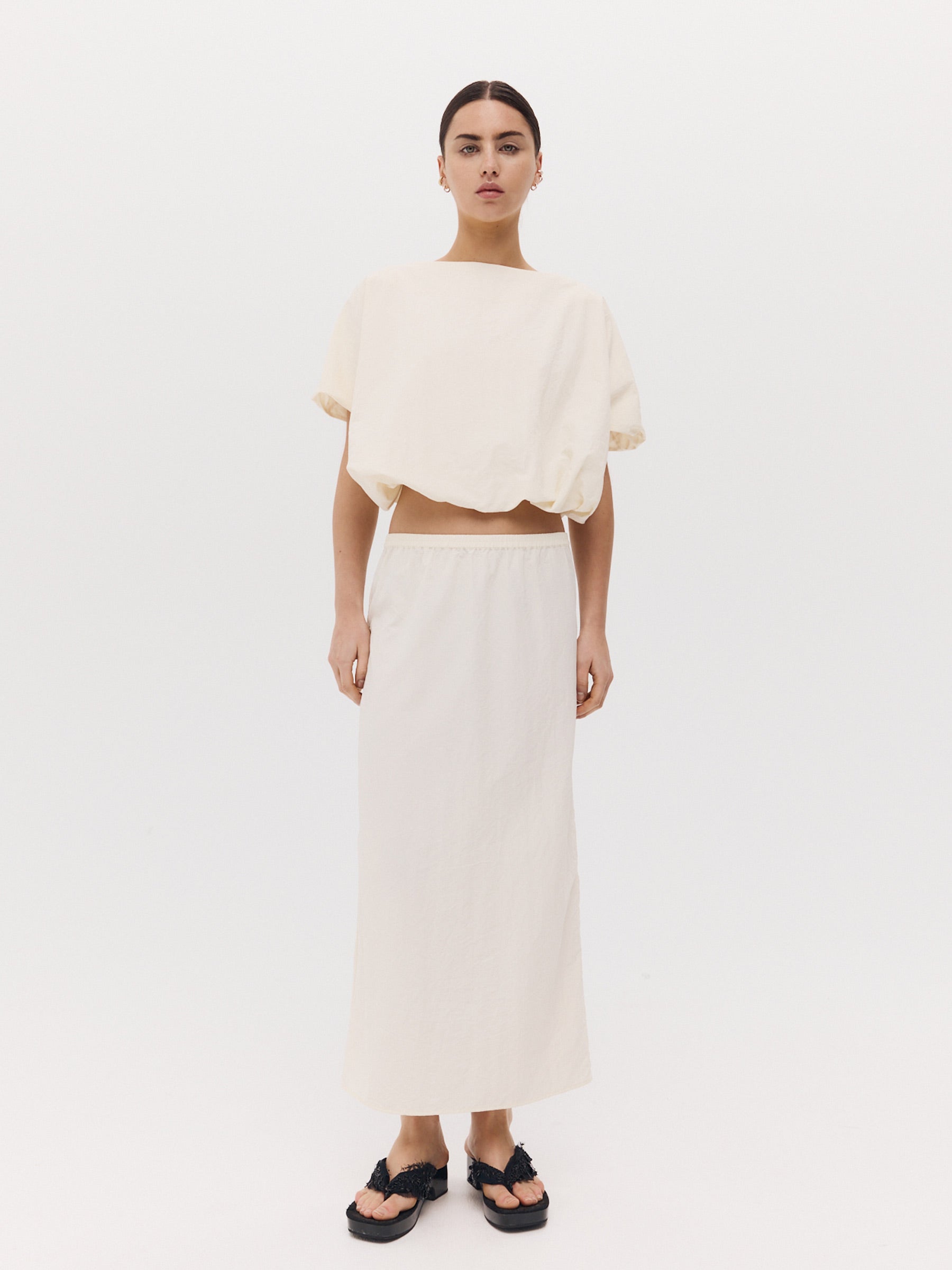 Harris Tapper | Lindsay Top in Ivory | The UNDONE