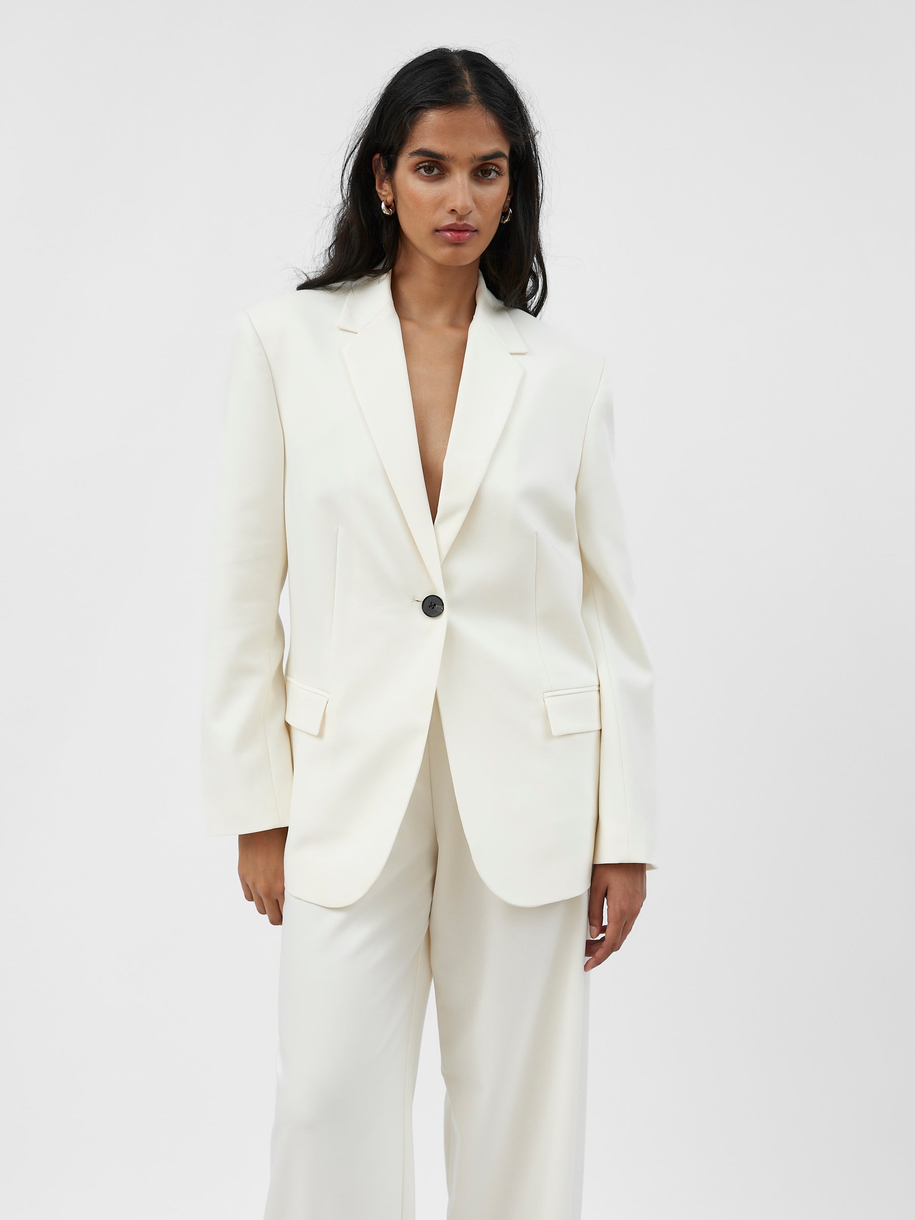 Harris Tapper | Lydia Blazer in Ivory | The UNDONE
