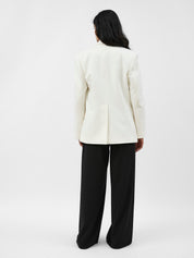 Harris Tapper | Lydia Blazer in Ivory | The UNDONE