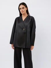 Harris Tapper | Rowan Top in Black | The UNDONE