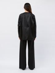 Harris Tapper | Rowan Top in Black | The UNDONE