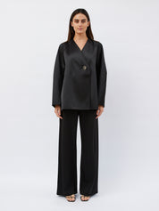 Harris Tapper | Rowan Top in Black | The UNDONE
