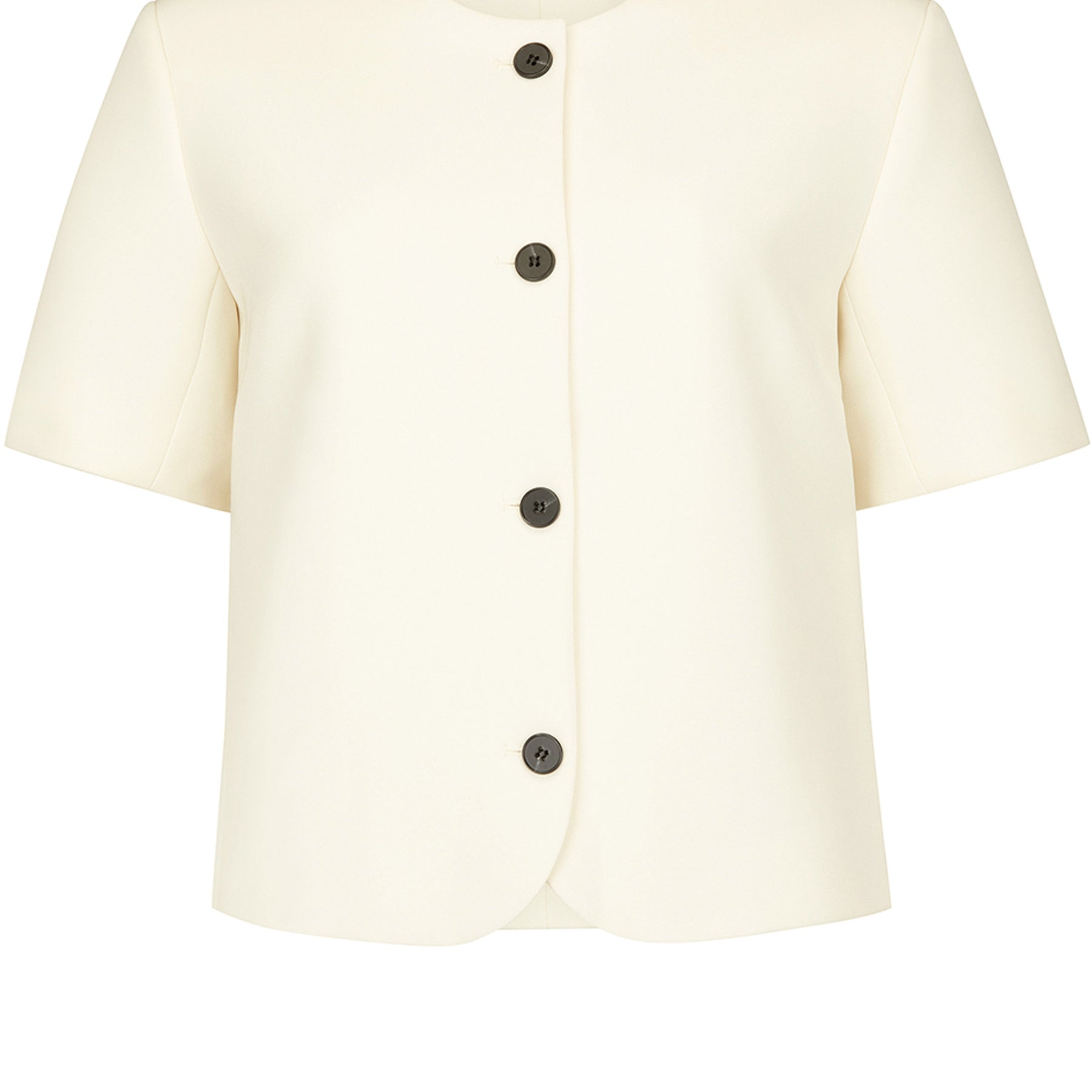 Harris Tapper | Short Sleeve Tilmens Jacket in Ivory Bone | The UNDONE