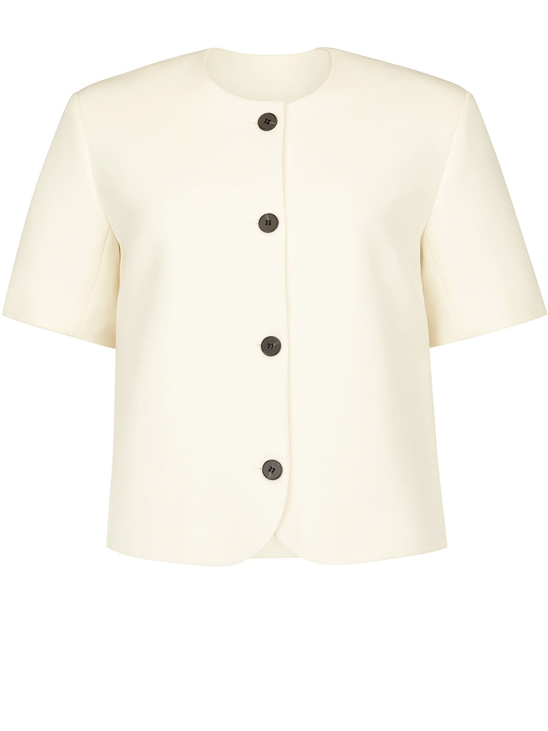 Harris Tapper | Short Sleeve Tilmens Jacket in Ivory Bone | The UNDONE